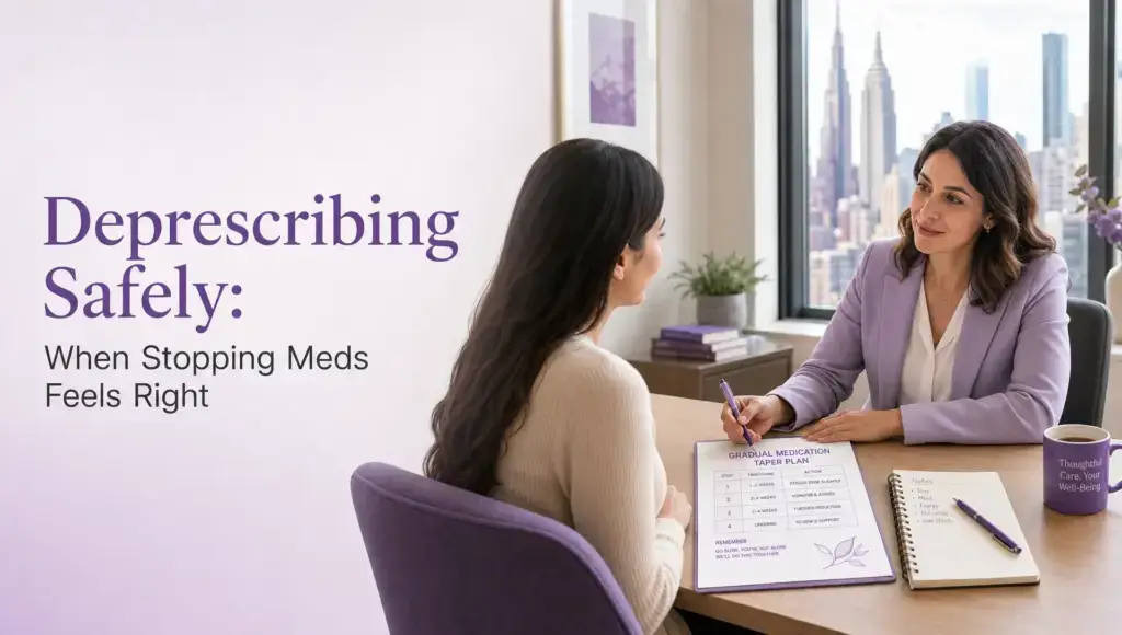 When Is It Time to Stop a Psychiatric Medication? A Guide to Supervised Deprescribing - Main Image
